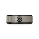 black tungsten wedding band – black & blue & gray tungsten green circle wedding band