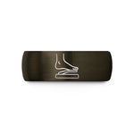 tungsten mens black ring – gunmetal & black tungsten sustain pedal wedding band