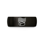men’s band with style – black & gold tungsten stripes band wedding band