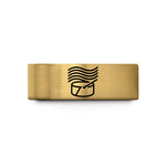 men’s band with style – gold tungsten stripes band wedding band