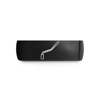 comfort fit tungsten ring – black tungsten whammy bar wedding band