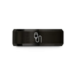 comfort fit wedding bands – black tungsten usb c cable wedding band