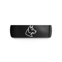 dark tungsten carbide ring – black tungsten search rescue dog wedding band