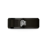 black tungsten men's ring – black tungsten piano p staff wedding band