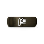 men's tungsten ring comfort-fit – gunmetal & black tungsten piano p staff wedding band