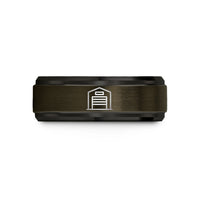 black tungsten ring him – gunmetal & black tungsten warehouse wedding band