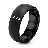 Tungsten Rings for Men Customized – black tungsten twist drill bit ring