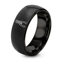 Tungsten Rings for Men Customized – black tungsten wire strippers ring