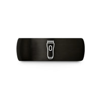 men's tungsten wedding band – black tungsten electric clippers wedding band