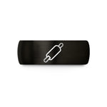 tungsten carbide ring him – black tungsten rolling pin wedding band