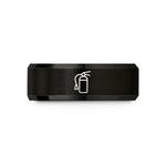 tungsten carbide ring him – black tungsten fire extinguisher wedding band