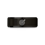 tungsten bands for him – black tungsten archery arrow wedding band