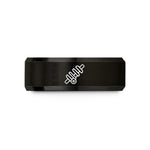 custom tungsten rings her – black tungsten crankshaft wedding band