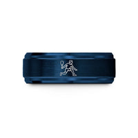 tungsten carbide ring her – blue tungsten squash lunge wedding band
