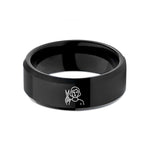tungsten carbide rings her – black tungsten hairdresser scissors wedding band