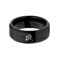 tungsten carbide rings her – black tungsten hairdresser scissors wedding band