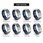 font options for inside engraving on blue & gray ufo beam rings