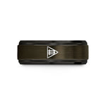 special presents for her – gunmetal & black tungsten chord diagram wedding band