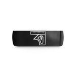 personalized rings for her – black tungsten combination square wedding band