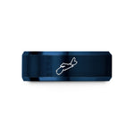 women's tungsten promise ring – blue tungsten nova scotia wedding band