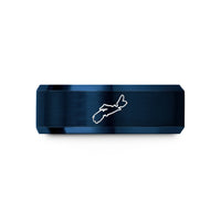 women's tungsten promise ring – blue tungsten nova scotia wedding band