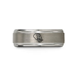 best dad present ideas – grey tungsten elephant wedding band