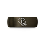 birthday presents for men – gunmetal & black tungsten elephant wedding band