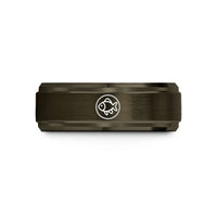 birthday presents for him – gunmetal & gold tungsten gold wedding band