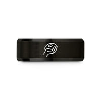 best dad birthday ideas – black tungsten hand grip wedding band