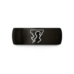 personalized jewelry for her – black tungsten bay inlet contours wedding band
