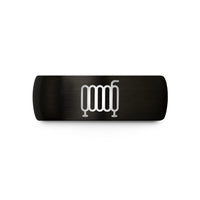special presents for her – black tungsten radiator wedding band