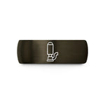 special presents for grandma – gunmetal & black tungsten steam whistle wedding band