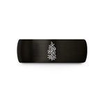 best presents for her – black tungsten july larkspur wedding band