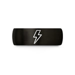 husband birthday presents – black tungsten lightning bolt wedding band