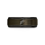 special presents for him – gunmetal & black tungsten bass tuners wedding band