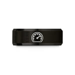 original presents for guys – black tungsten speedometer wedding band