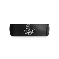 special presents for mothers – black tungsten acoustic strummer wedding band