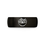 geeky present ideas men – black & rose gold tungsten tom yum soup wedding band