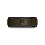 thoughtful presents for parents – gunmetal & black tungsten syringe wedding band