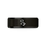 special rings for ladies – black tungsten italy wedding band