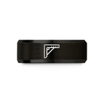 graduation present ideas her – black tungsten combination square wedding band