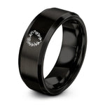 swatch color sample for Floral Heart Wreath ring style 13