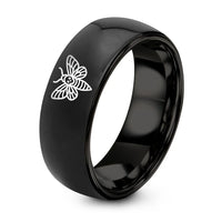 swatch color sample for Deaths Head Hawkmoth ring style 01
