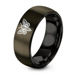 swatch color sample for Deaths Head Hawkmoth ring style 06