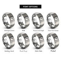 font options for inside engraving on gray ur rune rings