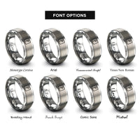 font options for inside engraving on grey ur rune rings