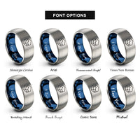 font options for inside engraving on blue & grey ursa major rings