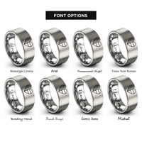 font options for inside engraving on grey usa germany heart rings
