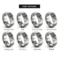 font options for inside engraving on gray usa philippines heart rings