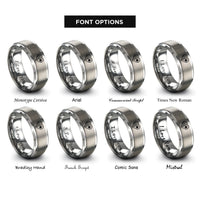 font options for inside engraving on silver usa philippines heart rings
